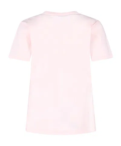 Vivienne Westwood Crew Neck Graphic Print Short Sleeves Top In Pink