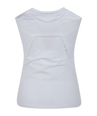 Paloma Wool Folded Crew Fitted Bandeau Top In White
