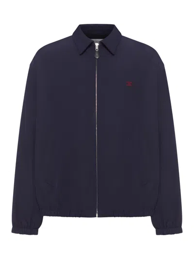 Celine Long Sleeve Casual Jacket In Blue