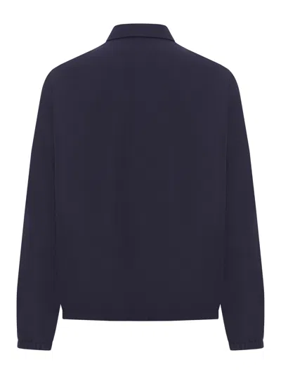 Celine Long Sleeve Casual Jacket In Blue