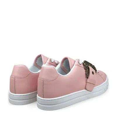 Versace Jeans Baroque-buckle Sneakers In Multi