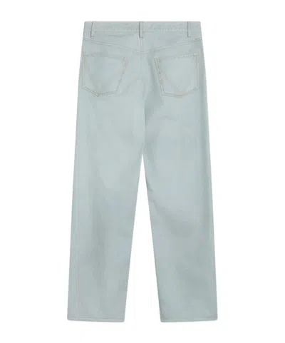 Bottega Veneta Straight Jeans In Green