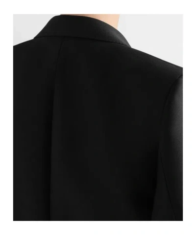 Dolce & Gabbana Lapel Long-sleeved Suit Jacket In Black
