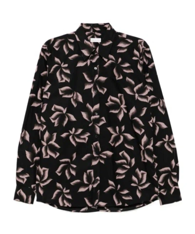 Dries Van Noten Long Sleeve Shirt In Black