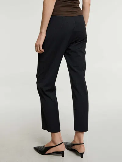 Paloma Wool Pinstriped Trousers In Black
