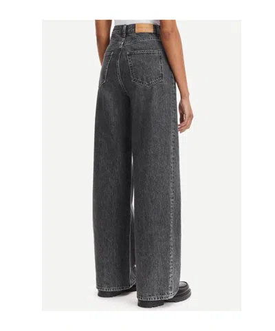 Samsoe & Samsoe Multi-pocket Jeans In Black