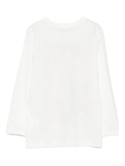 Stella Mccartney Graphic-print Long-sleeved T-shirt In White