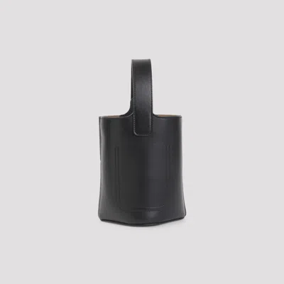 Loewe Pebble Mini Bucket Bag In Black
