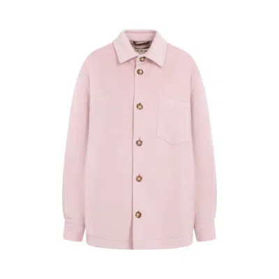 Marni Wool Short Coat In Pink
