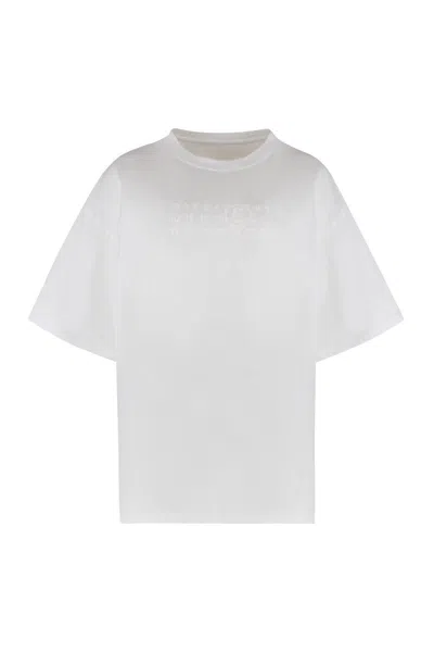 Mm6 Maison Margiela Mm6 By Maison Margiela Numeric Logo T-shirt