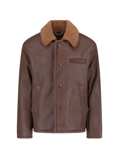 Our Legacy Shearling Collar Front Pockets Jacket