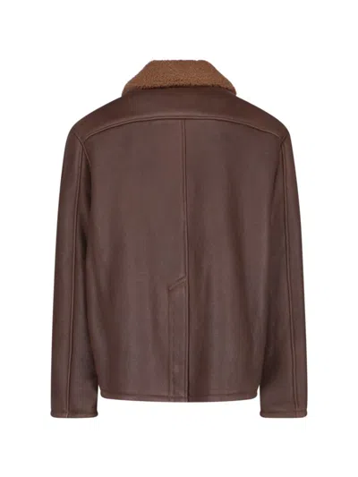 Our Legacy Shearling Collar Front Pockets Jacket