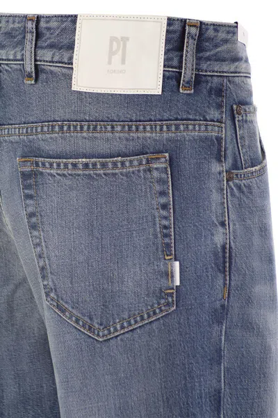 Pt Torino Rebel- Straight-leg Jeans In Blue
