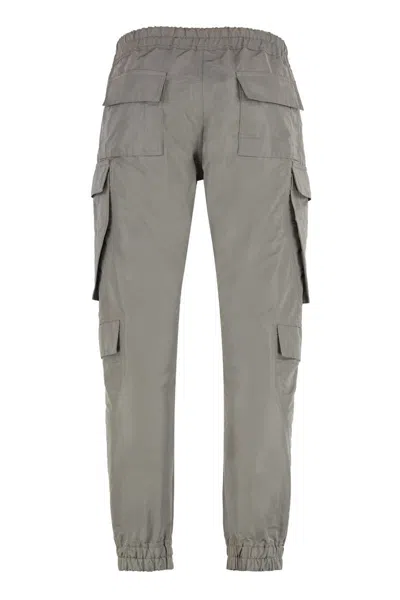 Rick Owens Cargo Pants Elastic Waistband In Gray