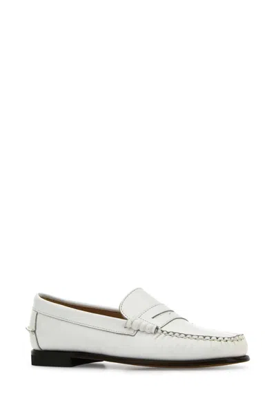 Sebago Moccasters In White