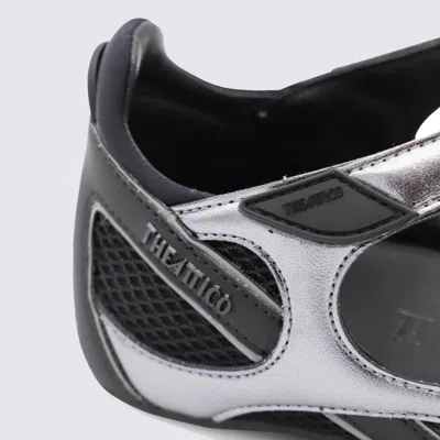 Attico Modern Flat Shoes With Cross-strap Detail In Black