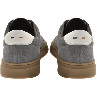 Hugo Boss Boss Kieran Tennis Trainers Medium Grey
