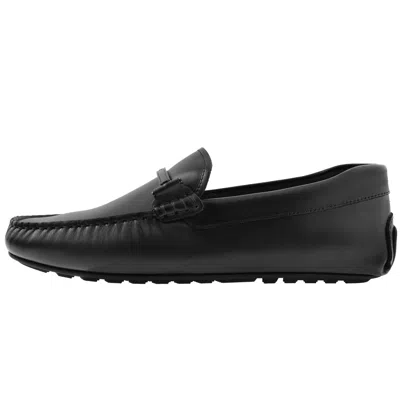 Hugo Boss Boss Noel Leather Loafers Black