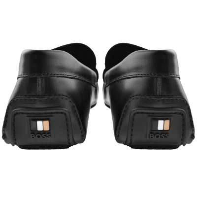 Hugo Boss Boss Noel Leather Loafers Black