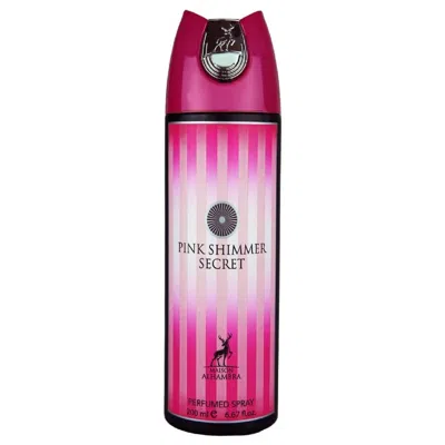 Maison Alhambra Ladies Pink Shimmer Secret Body Spray 6.7 oz Fragrances 6290360590035