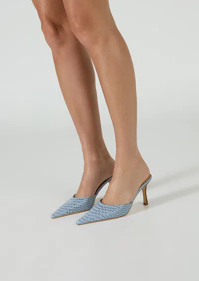 Tony Bianco Sicily Denim Python
