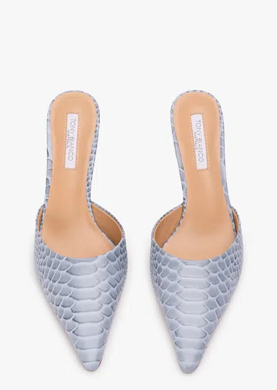 Tony Bianco Sicily Denim Python