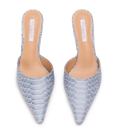 Tony Bianco Sicily Denim Python