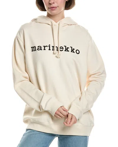 Marimekko Embroidered Hoodie In Neutral