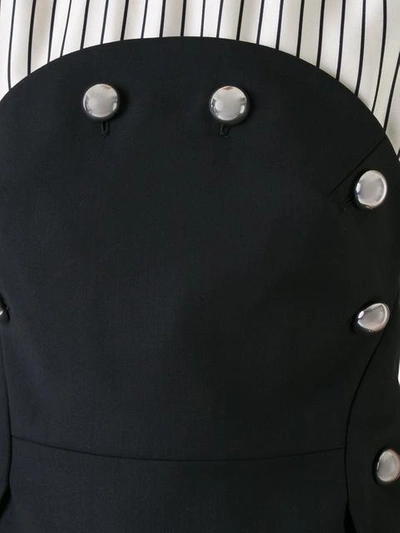 Shop Monse Button Detail Blouse In Black
