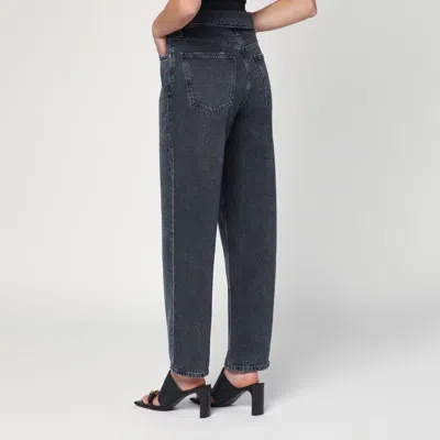 Agolde Echo Straight-leg Jeans In Gray