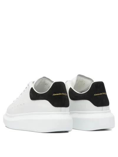 Alexander Mcqueen Leather Upper And Rubber Sole Sneaker In White