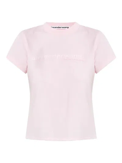 Alexander Wang Cotton T-shirt With Logo Print
