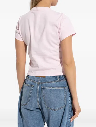 Alexander Wang Cotton T-shirt With Logo Print