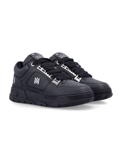 Amiri Black Sneakers With Logo Patch On The Side And Logo Lettering On The Rear In Leather Man