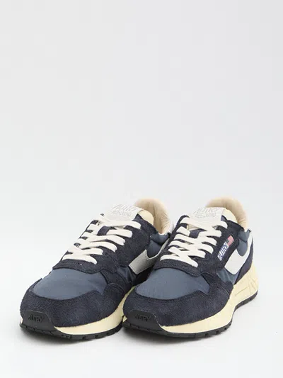 Autry Reelwind Super Vintage Sneakers With Suede Accents In Multi