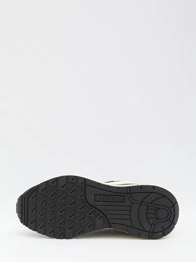 Autry Reelwind Super Vintage Sneakers With Suede Accents In Multi