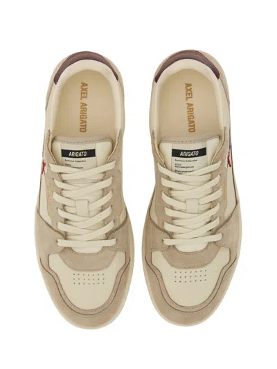 Axel Arigato Beige Suede Leather Sneakers In Brown