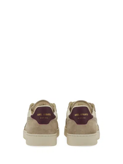 Axel Arigato Beige Suede Leather Sneakers In Brown