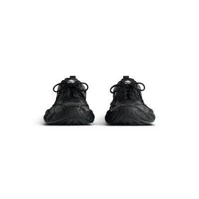 Balenciaga Black Leather Monday Sneakers
