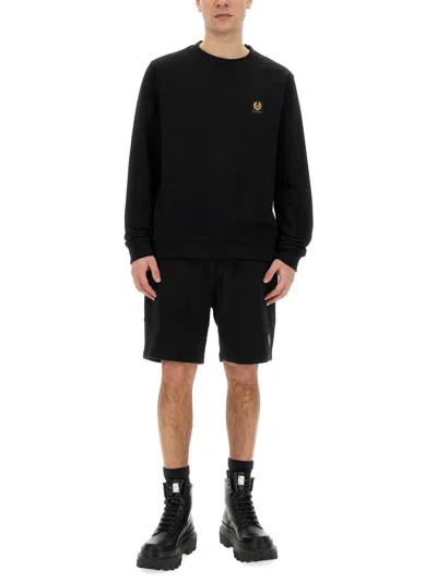 Belstaff Felpa Con Patch Logo