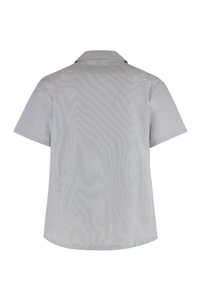 Hugo Boss Boss Technical Fabric Shirt In Gray