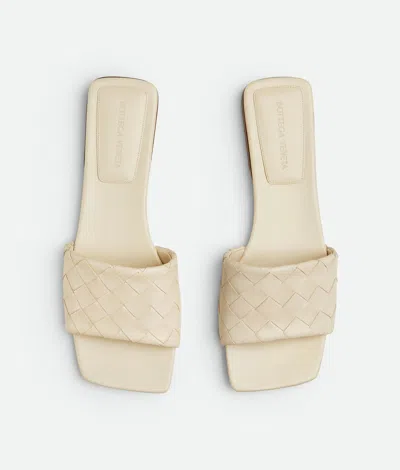 Bottega Veneta Kitten Heel Mule Intreccio Flat