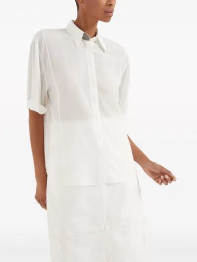 Brunello Cucinelli Precious Buttonhole Shirt