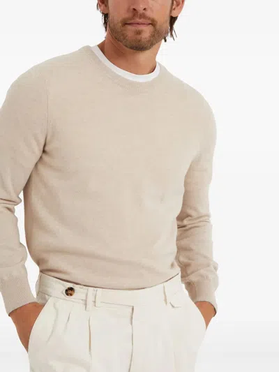 Brunello Cucinelli Cashmere Crew Neck Sweater