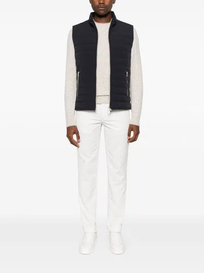 Brunello Cucinelli Dark Blue Nylon Down Jacket