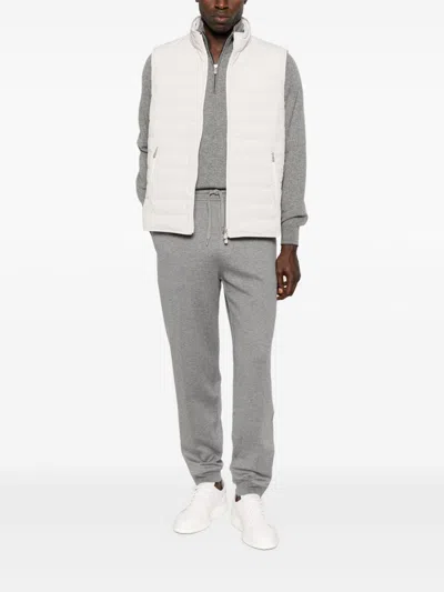 Brunello Cucinelli Quilted High-neck Gilet With Zip