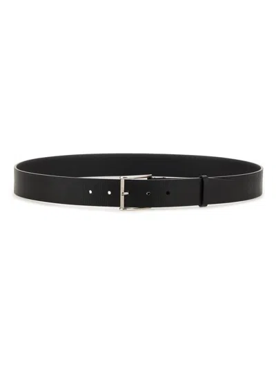 Burberry Black Calf Leather Belts