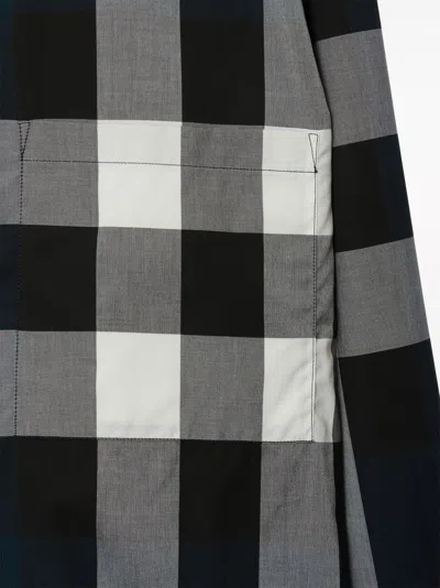 Burberry Long Sleeve Summerton Shirt In Blue