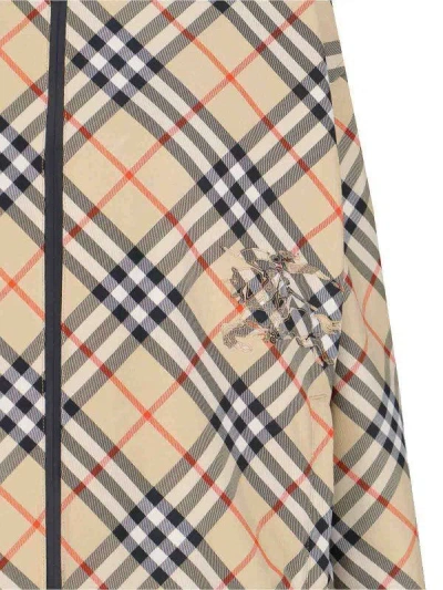 Burberry Reversible Vintage Check Jacket In Neutral