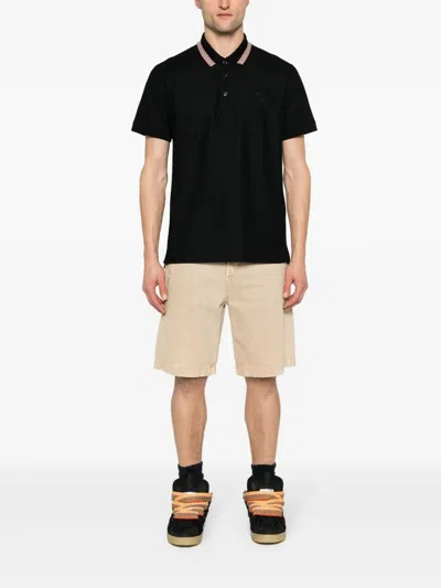 Burberry Cotton T-shirt In Black